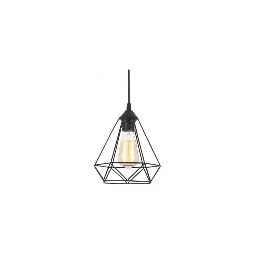 Lámpara Colgante E27 Negro 40W Max – Calux